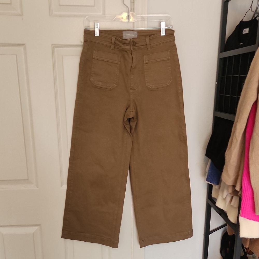 Everlane High Waist Wide Leg Pants Size 4